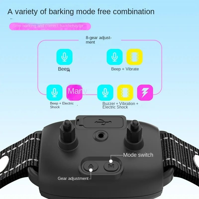Intelligent AntiBark Training Collar Smart Automatic StopBarking Device 5