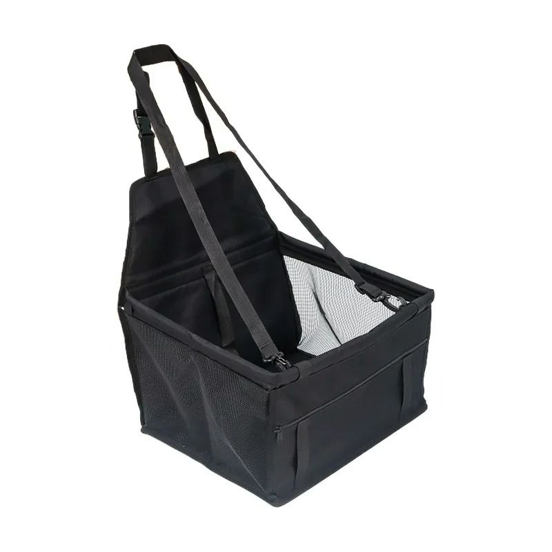 Stable Folding Pet Car Seat 2in1 Safety Hammock Travel Basket 9