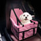Stable Folding Pet Car Seat 2in1 Safety Hammock Travel Basket 2