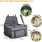 Stable Folding Pet Car Seat 2in1 Safety Hammock Travel Basket 5