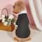 Formal Pet Tuxedo Shirt Elegant Wedding Suit With Integrated Bow Tie 2