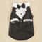 Formal Pet Tuxedo Shirt Elegant Wedding Suit With Integrated Bow Tie 3