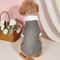Formal Pet Tuxedo Shirt Elegant Wedding Suit With Integrated Bow Tie 5