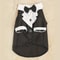 Formal Pet Tuxedo Shirt Elegant Wedding Suit With Integrated Bow Tie 6