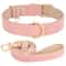 Sophisticated Padded PU Leather Dog Collar Leash Set Adjustable Comfort Walk Kit 7