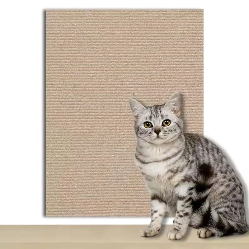Trimmable SelfAdhesive Cat Scratcher Customizable Furniture Protector Scratching Mat 11