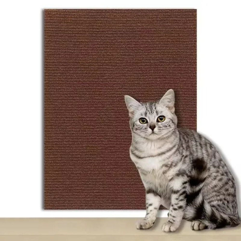 Trimmable SelfAdhesive Cat Scratcher Customizable Furniture Protector Scratching Mat 13
