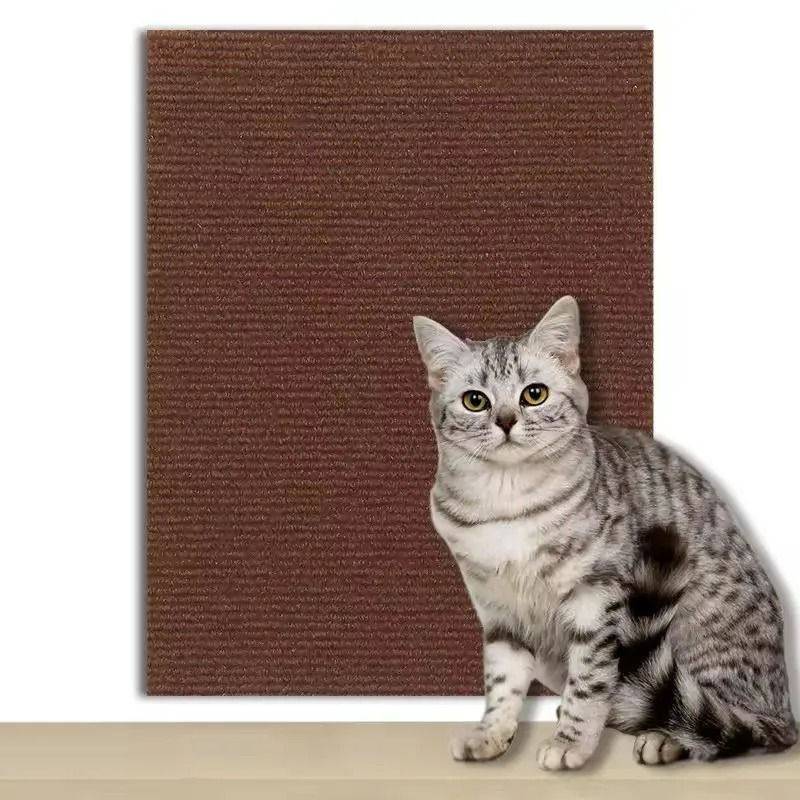 Trimmable SelfAdhesive Cat Scratcher Customizable Furniture Protector Scratching Mat 13
