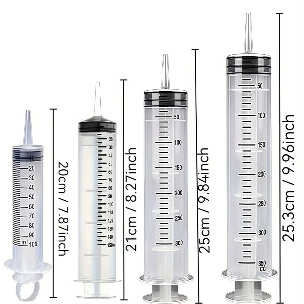 HeavyDuty Liquid Extraction Injection Set Manual Syringe Pump With Extension Hose 1