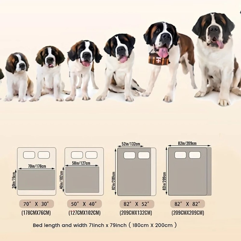 DoubleSided Waterproof Pet Blanket HeavyDuty Furniture Protector Bed Cover 4