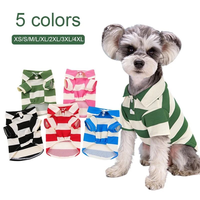 Classic Pet Polo Shirt Breathable Summer Casual Cotton Tee 1