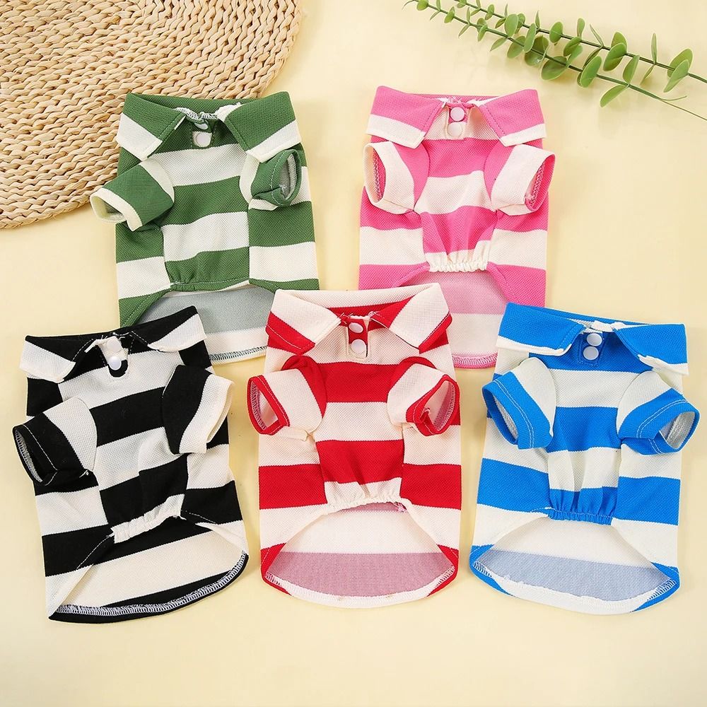 Classic Pet Polo Shirt Breathable Summer Casual Cotton Tee 2