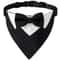 Formal Bow Tie Dog Tuxedo Bandana Adjustable Wedding Party Triangle Scarf 9