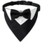 Formal Bow Tie Dog Tuxedo Bandana Adjustable Wedding Party Triangle Scarf 9