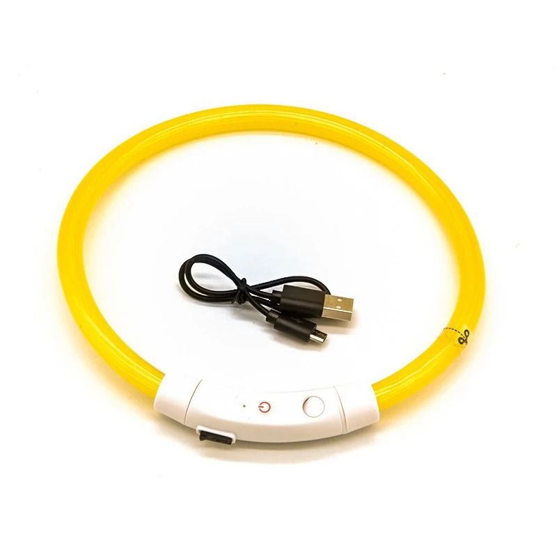 HighVisibility Luminous LED Dog Collar UltraBright Night Safety Light 9