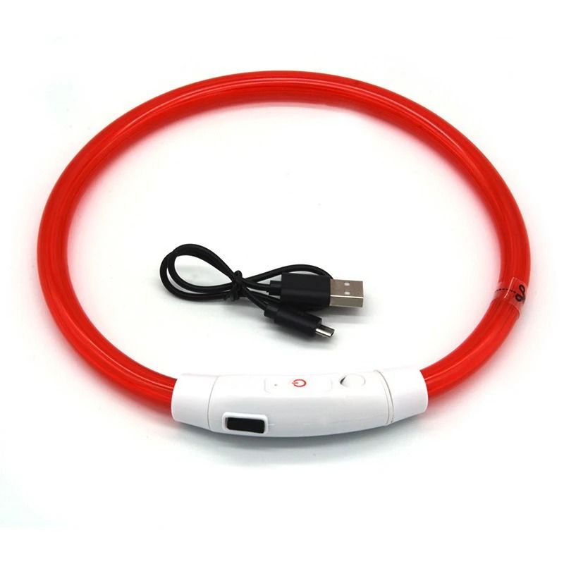 HighVisibility Luminous LED Dog Collar UltraBright Night Safety Light 6