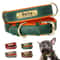Customized PU Leather Nameplate Dog Collar Padded Comfort With Free Engraving 1