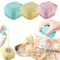 2in1 Silicone Pet Massage Shower Brush Builtin Shampoo Dispenser Detangling Scrubber 2