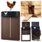 Smart Automatic Chicken Coop Door LightSensing Battery Powered Poultry Guard 1