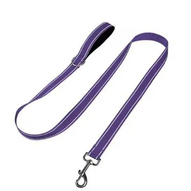 HighVisibility Reflective Dog Leash HeavyDuty Nylon Traction Strap For Night Safety 11