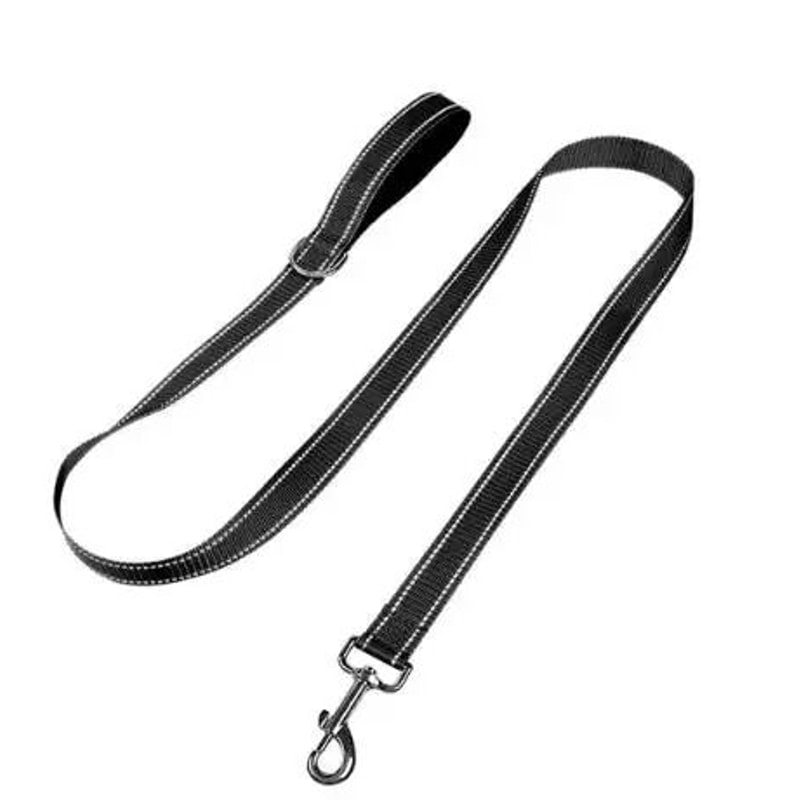 HighVisibility Reflective Dog Leash HeavyDuty Nylon Traction Strap For Night Safety 6