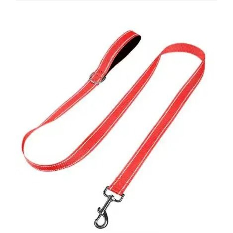HighVisibility Reflective Dog Leash HeavyDuty Nylon Traction Strap For Night Safety 8