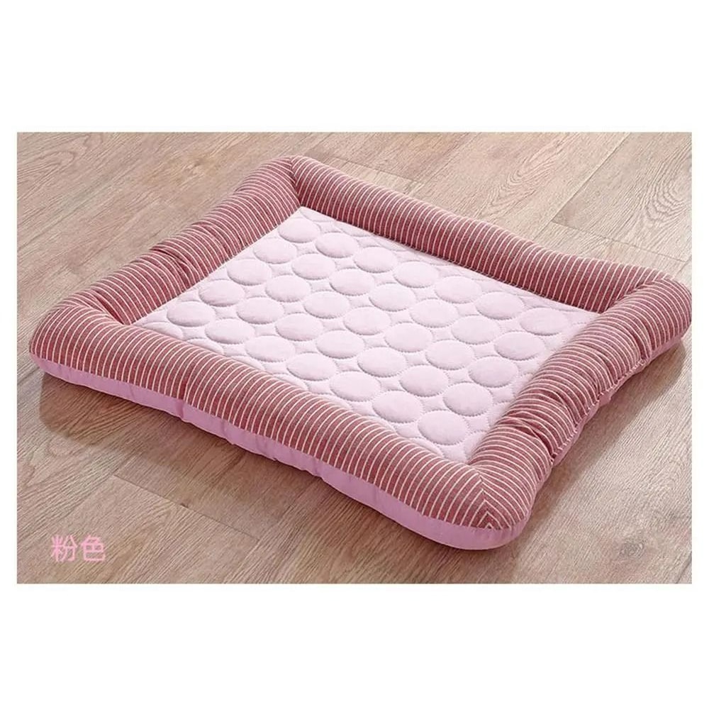 Instant Relief Ice Silk Cooling Mat Breathable Summer Sleep Pad For Dogs Cats 7