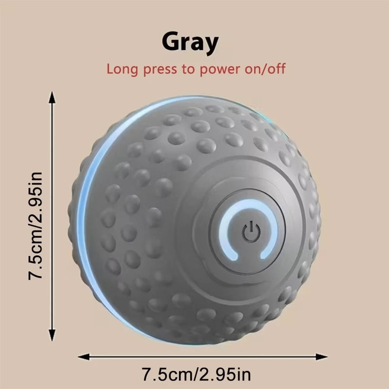 Smart Interactive Dog Toy Ball Automatic Electronic Rolling Bouncing USB Rechargeable Ball 11