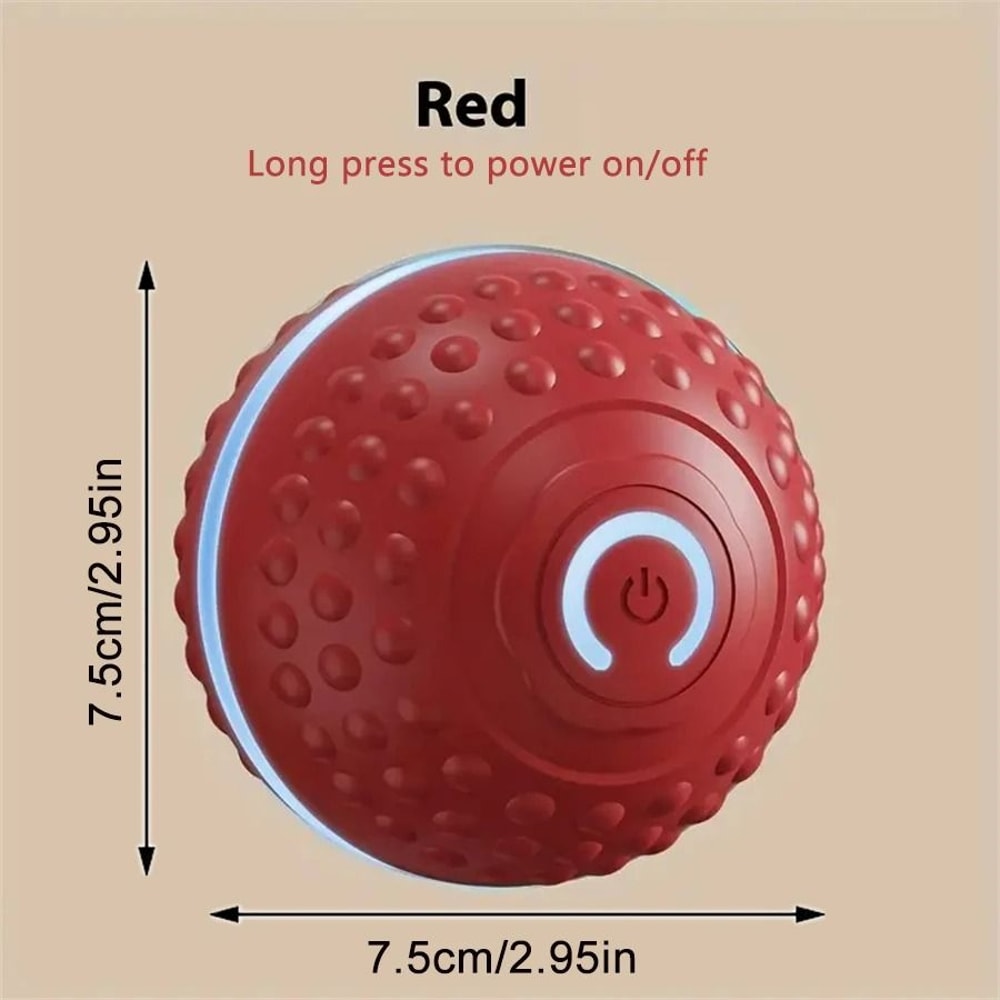 Smart Interactive Dog Toy Ball Automatic Electronic Rolling Bouncing USB Rechargeable Ball 18