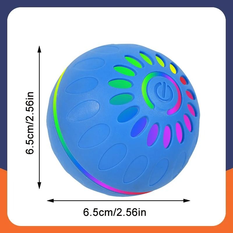 Smart Interactive Dog Toy Ball Automatic Electronic Rolling Bouncing USB Rechargeable Ball 19