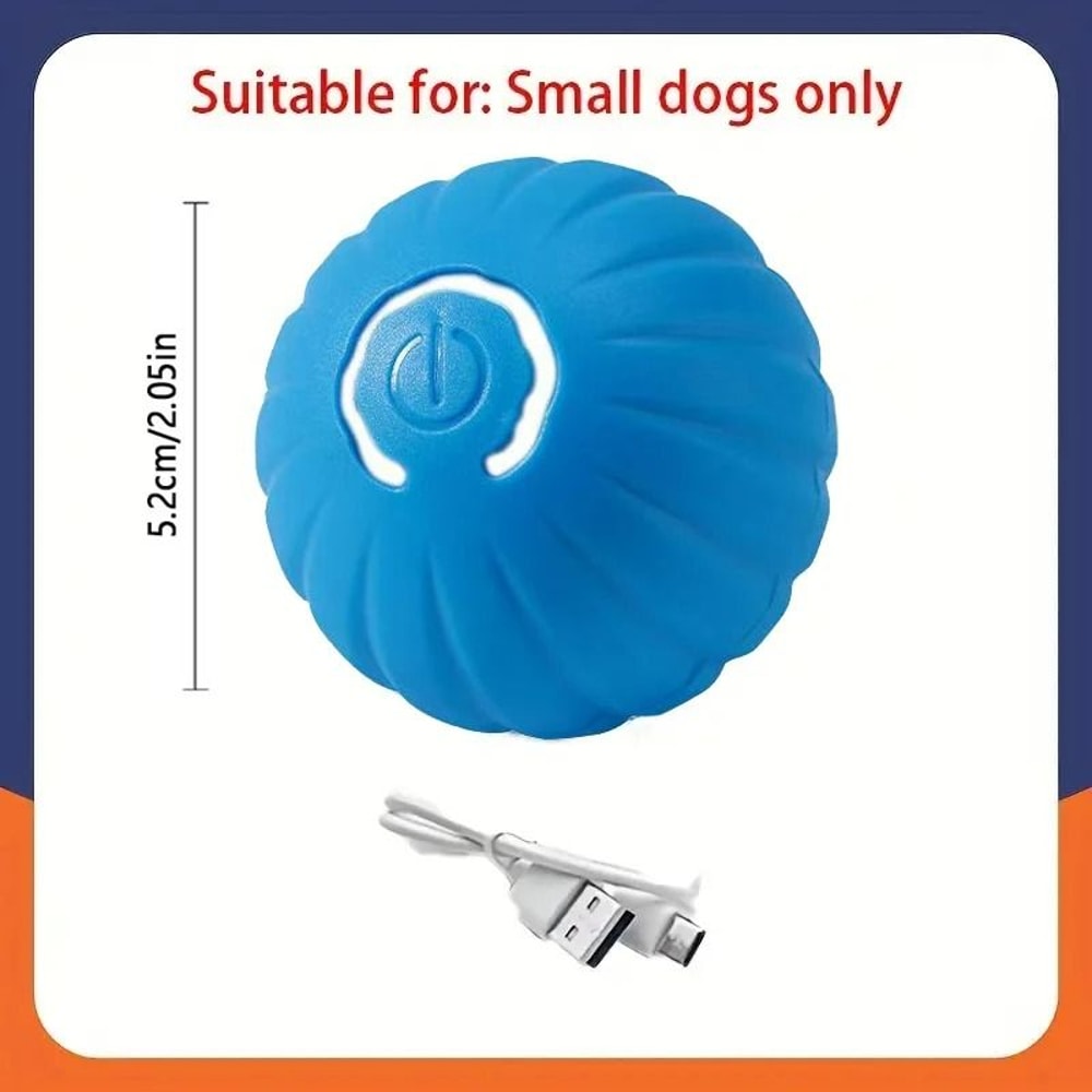 Smart Interactive Dog Toy Ball Automatic Electronic Rolling Bouncing USB Rechargeable Ball 7