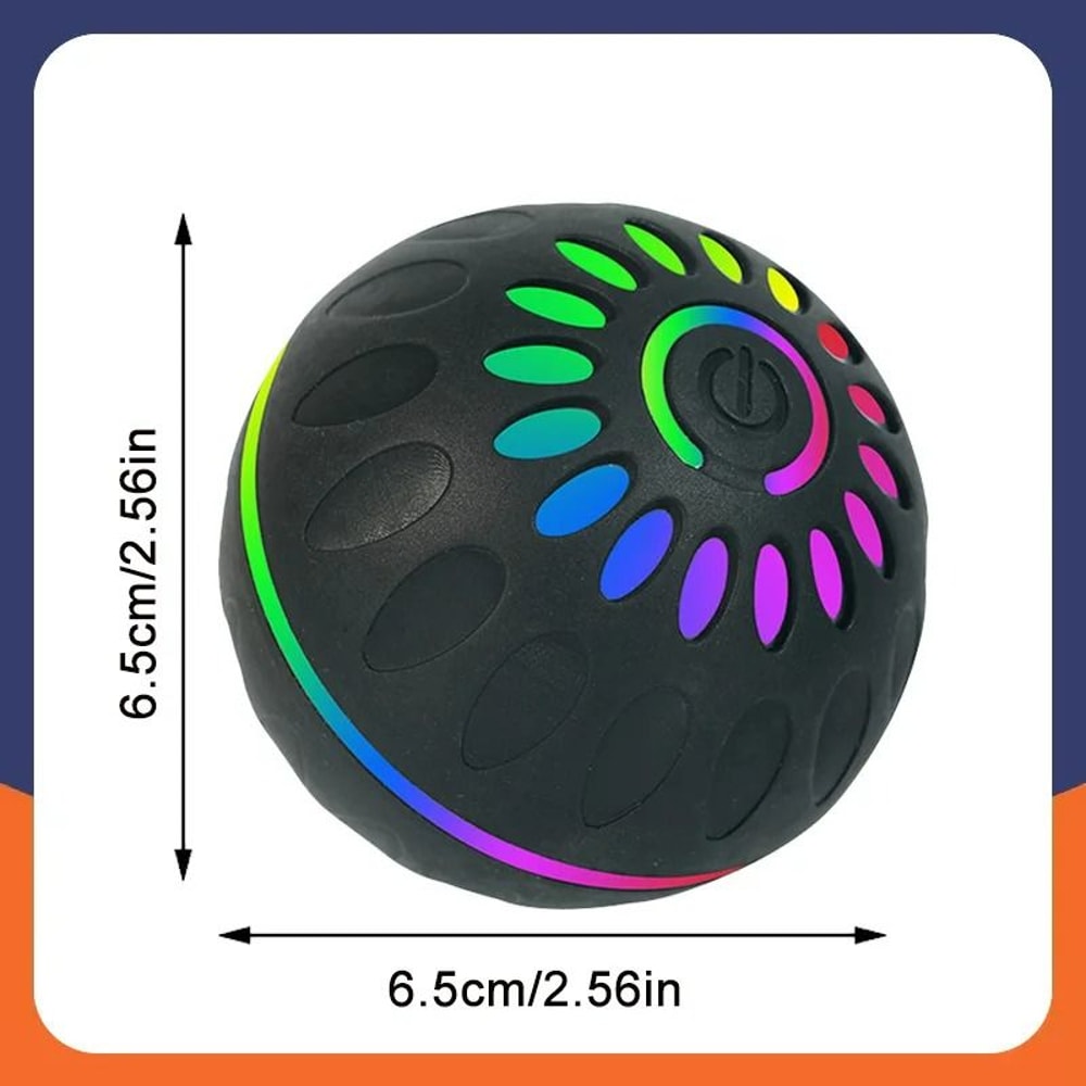 Smart Interactive Dog Toy Ball Automatic Electronic Rolling Bouncing USB Rechargeable Ball 20