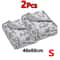 2Piece Premium Soft Fluffy Pet Blanket Set HighQuality Warm Fleece Mat With Cute Paw Prints 12