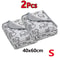 2Piece Premium Soft Fluffy Pet Blanket Set HighQuality Warm Fleece Mat With Cute Paw Prints 12