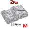 2Piece Premium Soft Fluffy Pet Blanket Set HighQuality Warm Fleece Mat With Cute Paw Prints 7