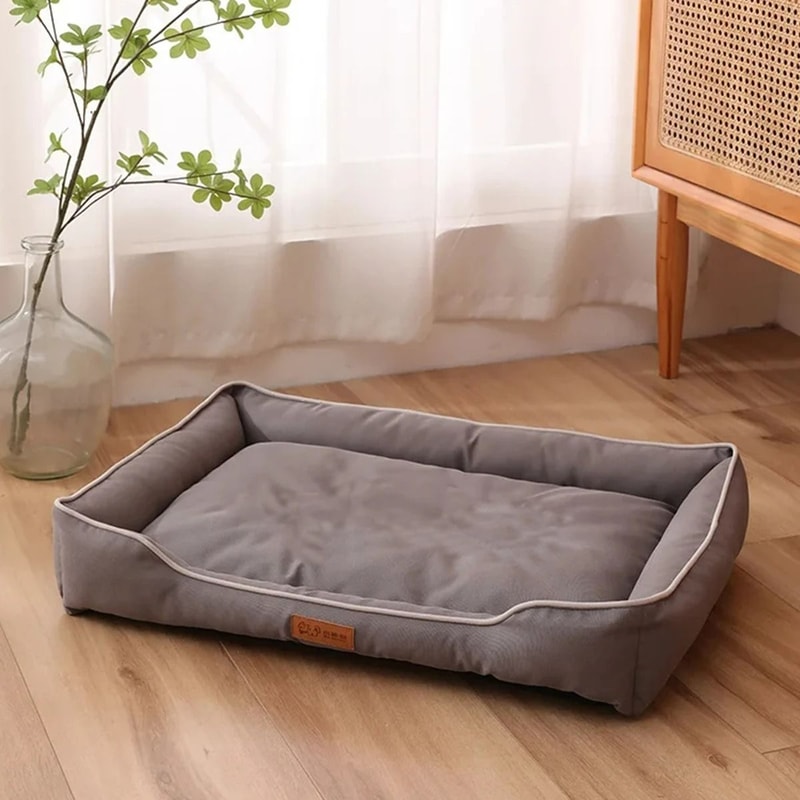 FourSeason Orthopedic Square Dog Bed Waterproof BiteResistant Pet Mattress 9