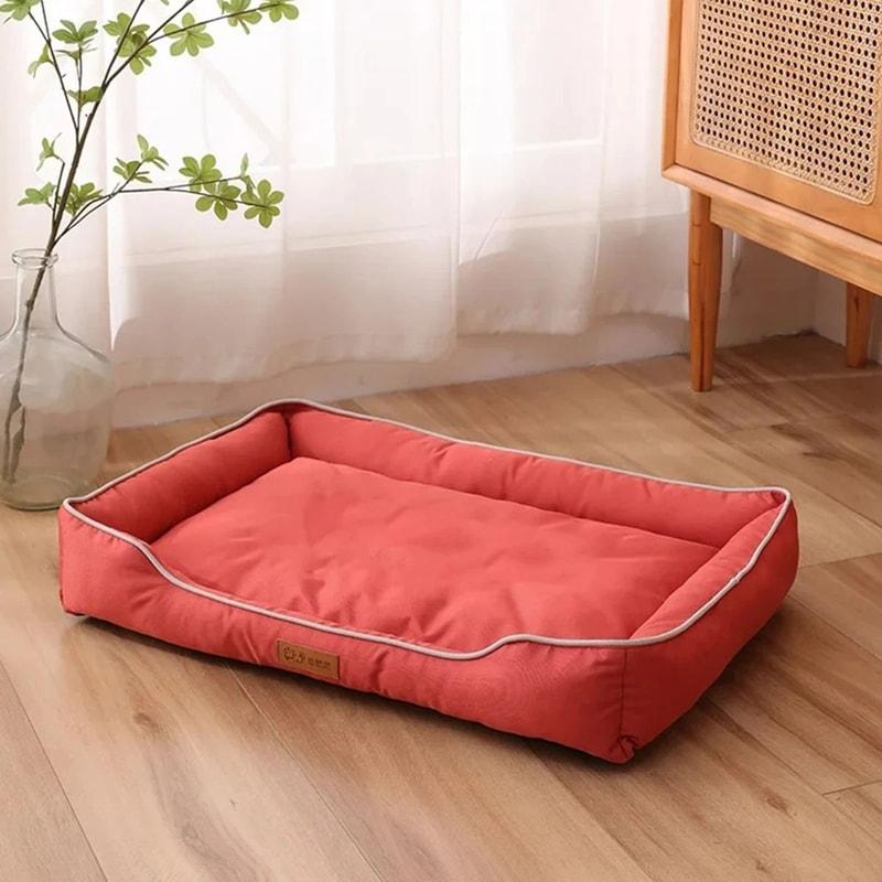 FourSeason Orthopedic Square Dog Bed Waterproof BiteResistant Pet Mattress 10