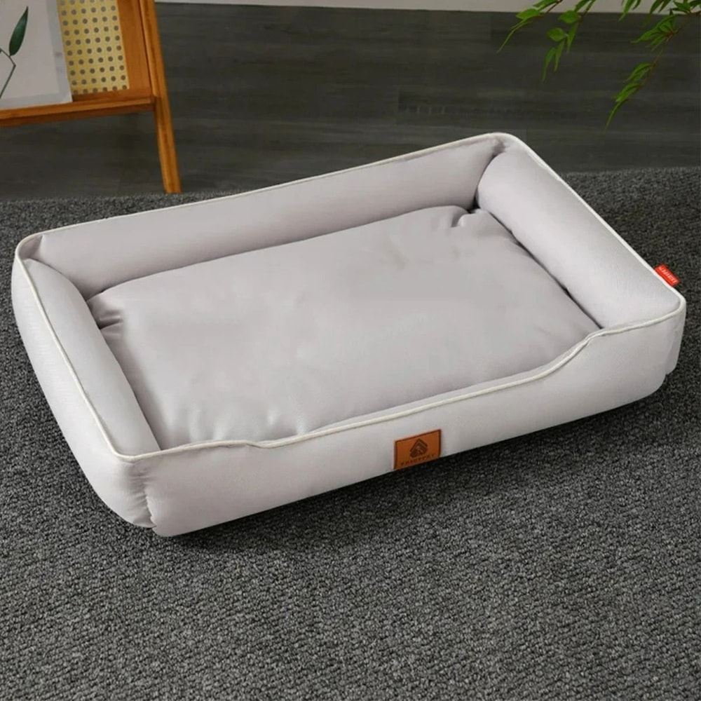 FourSeason Orthopedic Square Dog Bed Waterproof BiteResistant Pet Mattress 12