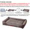 FourSeason Orthopedic Square Dog Bed Waterproof BiteResistant Pet Mattress 5