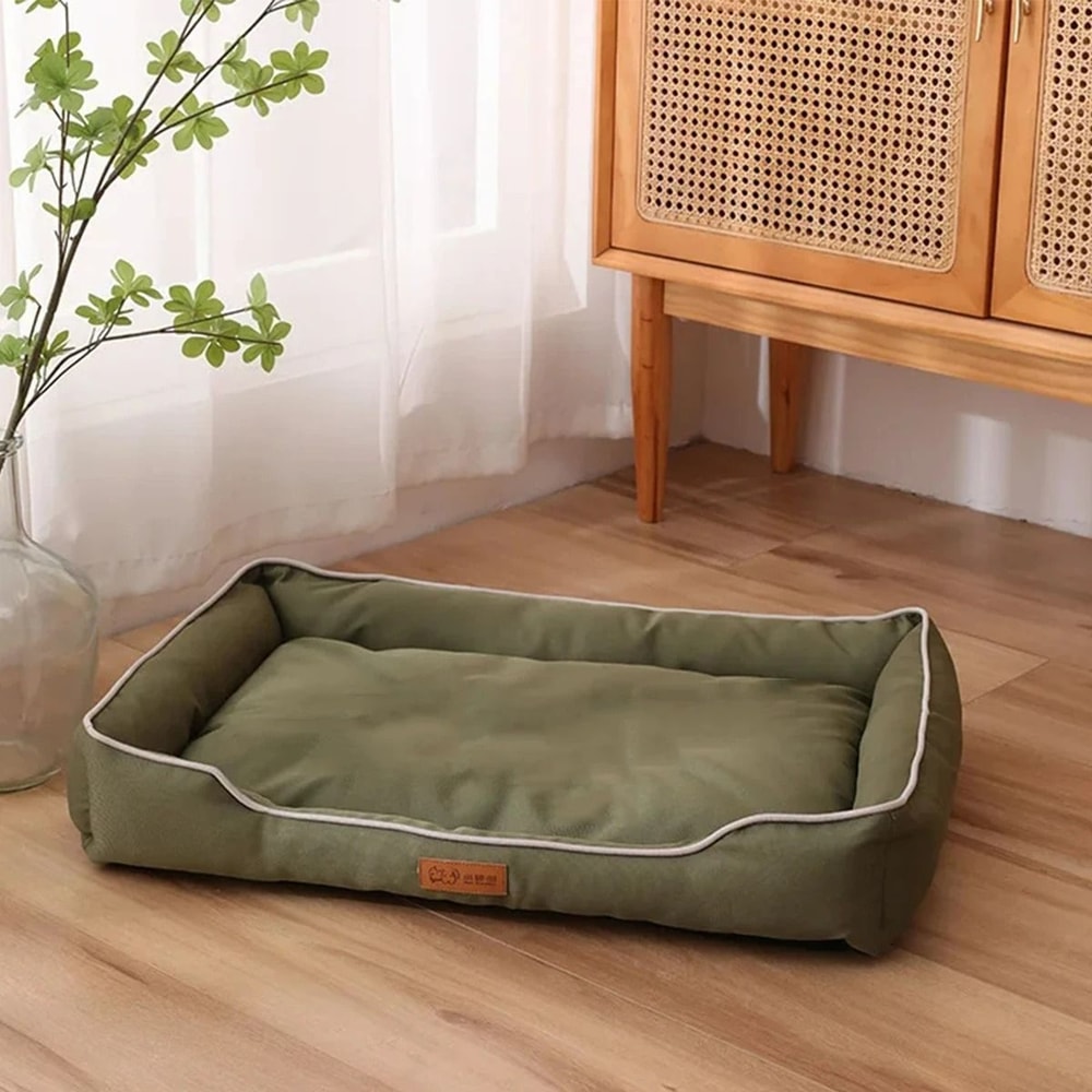FourSeason Orthopedic Square Dog Bed Waterproof BiteResistant Pet Mattress 7