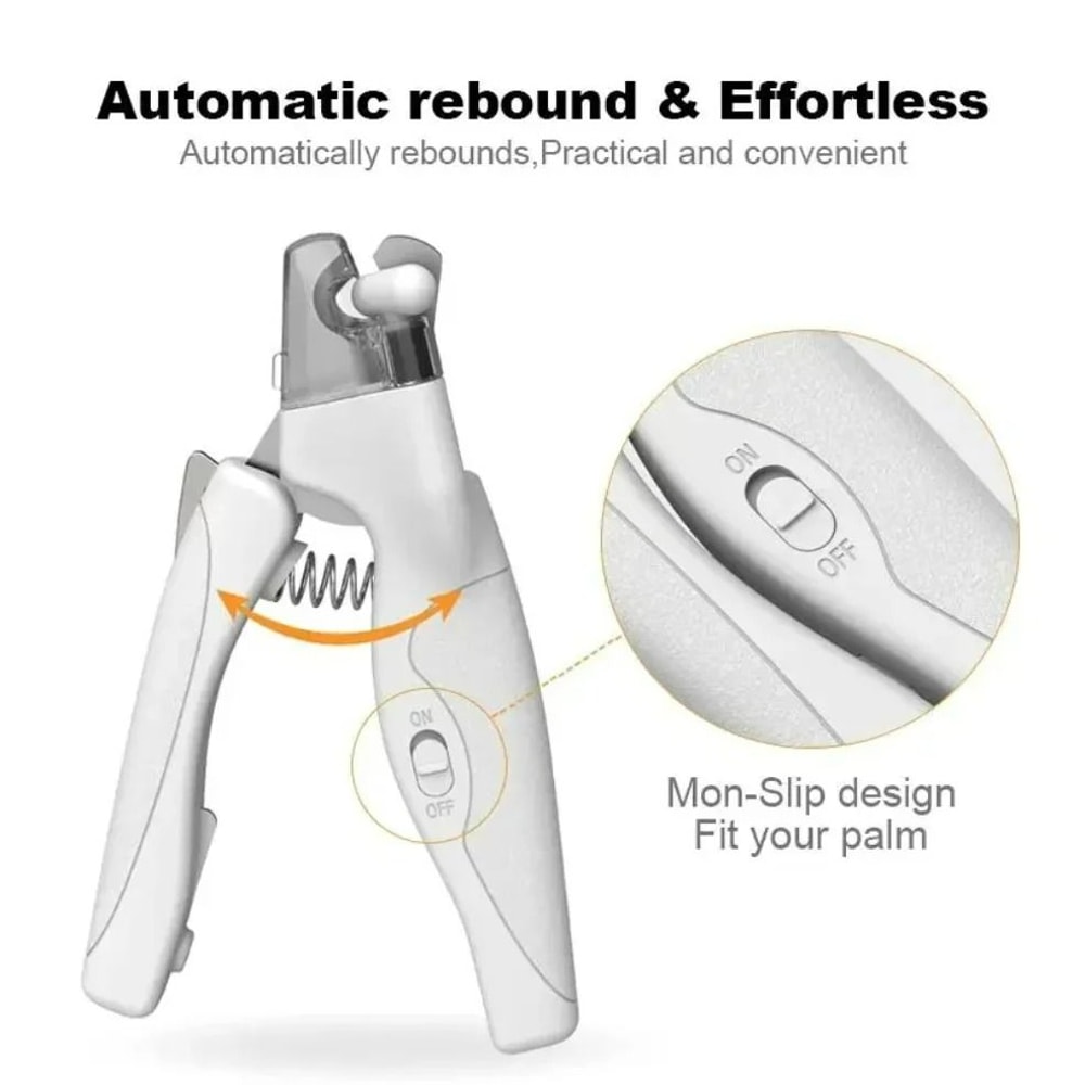 LED Safety Pet Nail Clipper Professional Grooming Trimmer With Blood Line Illumination 2