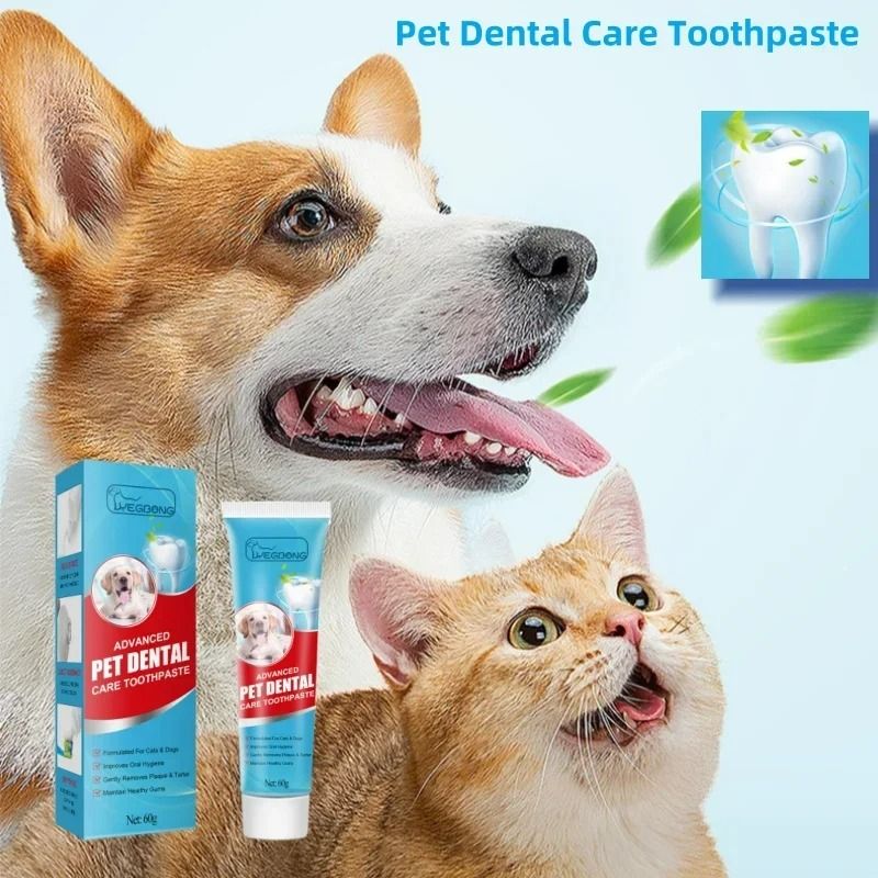 Edible Pet Toothpaste Advanced Oral Care For Fresh Breath Plaque Removal 0