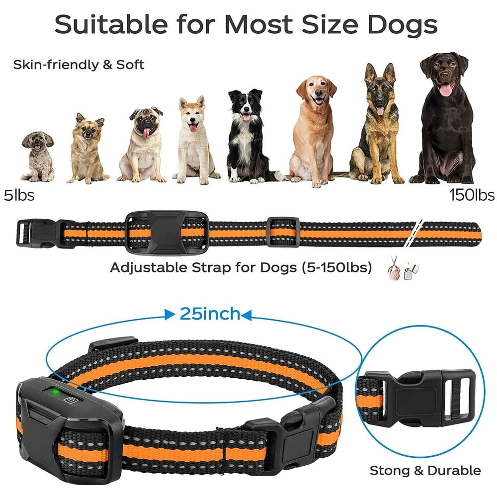 3300ft Professional Remote Dog Training Collar Waterproof Behavior Correction System 4
