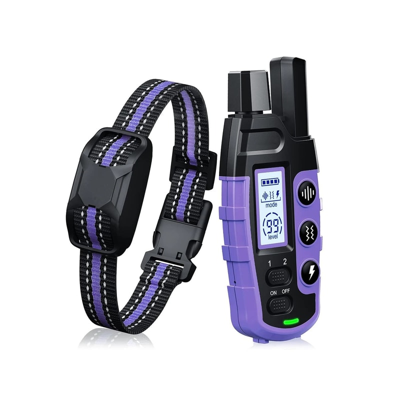 3300ft Professional Remote Dog Training Collar Waterproof Behavior Correction System 8