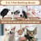 3in1 Silicone Pet Bath Brush Professional Grooming Washing Massage Soap Dispenser 4