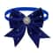 50Piece Deluxe Diamond Dog Bowtie Set Adjustable Plush Grooming Accessories For Weddings Parties 1