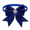50Piece Deluxe Diamond Dog Bowtie Set Adjustable Plush Grooming Accessories For Weddings Parties 1