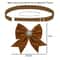 50Piece Deluxe Diamond Dog Bowtie Set Adjustable Plush Grooming Accessories For Weddings Parties 5