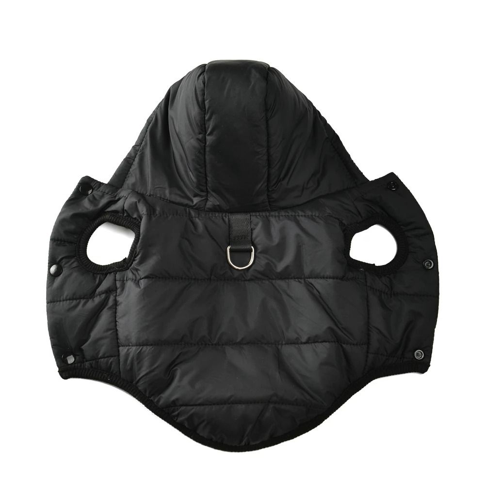 Warm Fleece Pet Hoodie Coat Thick Cozy Winter Jacket With Integrated DRing 7
