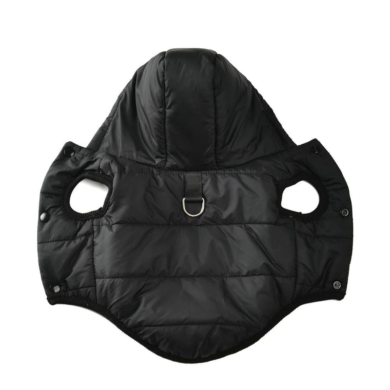 Warm Fleece Pet Hoodie Coat Thick Cozy Winter Jacket With Integrated DRing 7